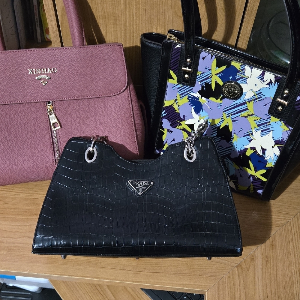 Prada Black Shoulder Bag, Anne Klein Tote Bag, Xinhao Handbag